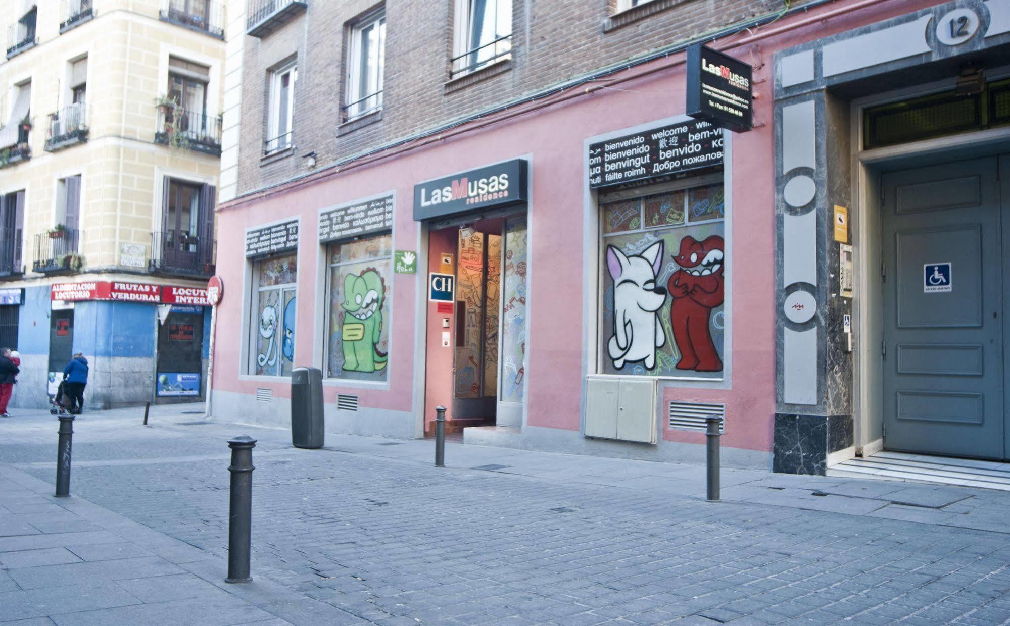 Las Musas Hostel Madrid Exterior foto
